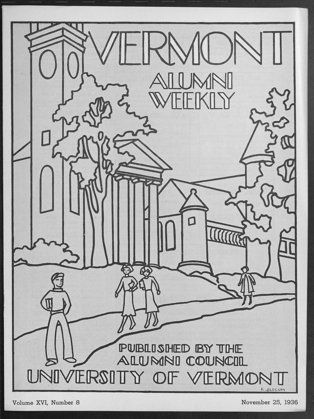 Miniature of Vermont Alumni Weekly vol. 16 no. 08