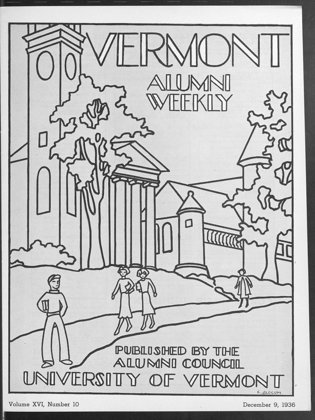 Miniature of Vermont Alumni Weekly vol. 16 no. 10