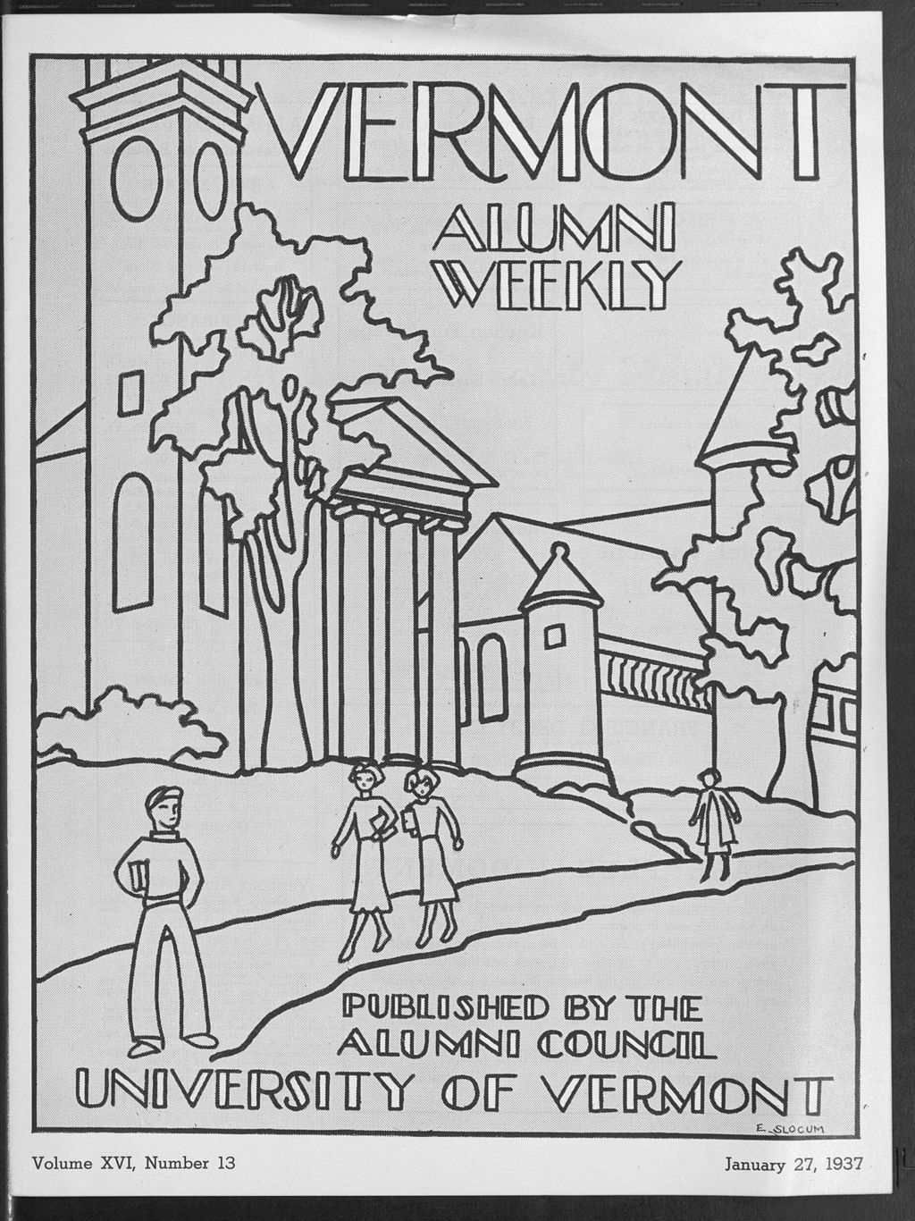 Miniature of Vermont Alumni Weekly vol. 16 no. 13