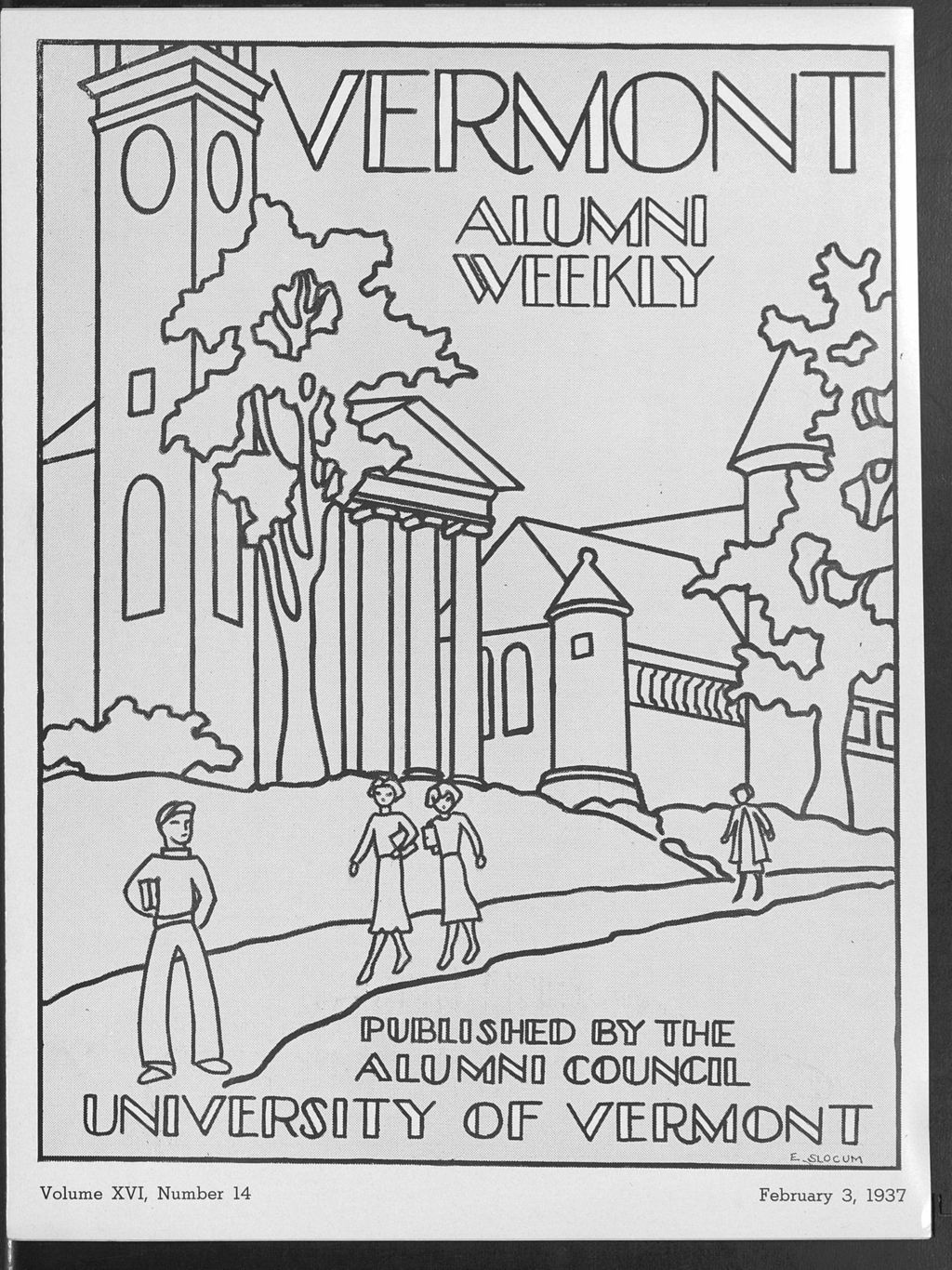 Miniature of Vermont Alumni Weekly vol. 16 no. 14