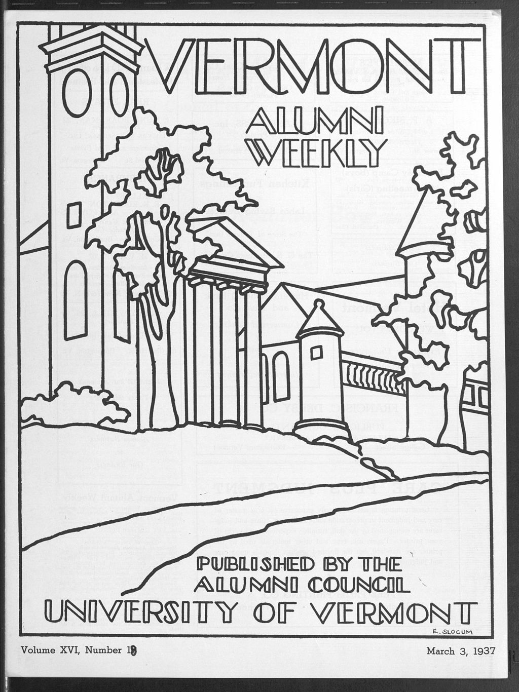 Miniature of Vermont Alumni Weekly vol. 16 no. 19