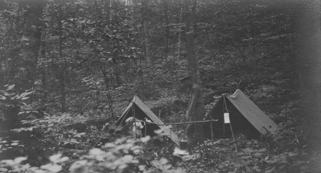 Miniature of Guardsman with tents