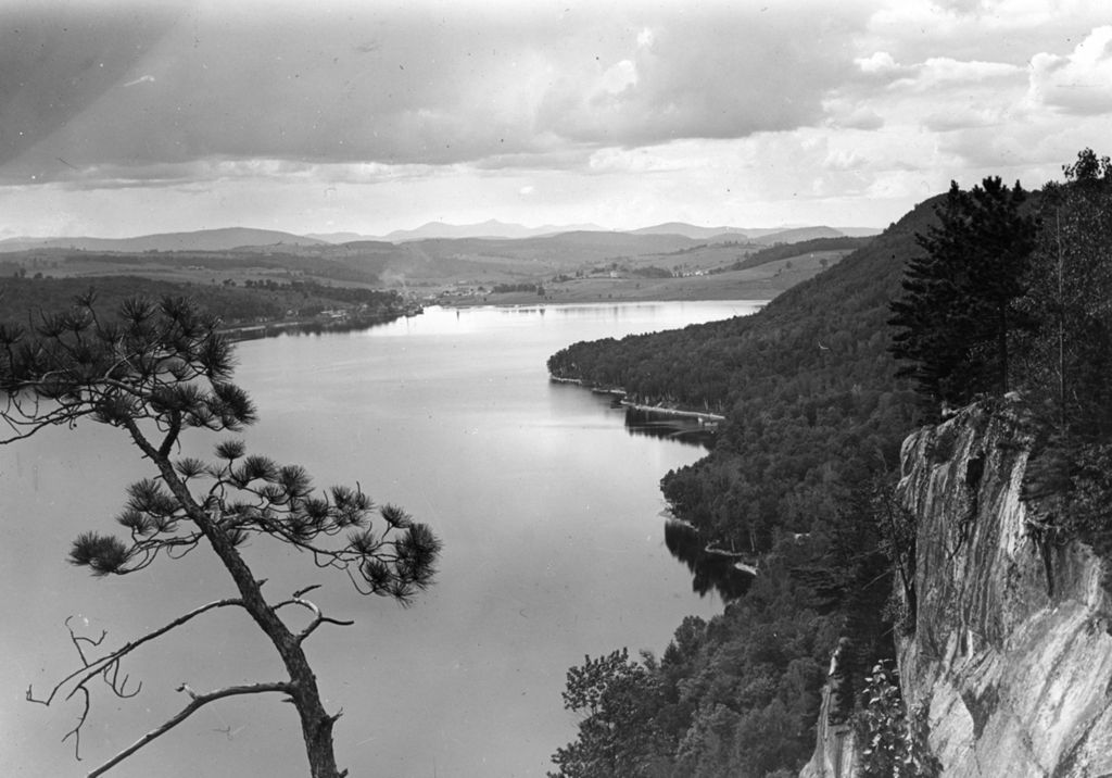 Miniature of Lake and mountain view