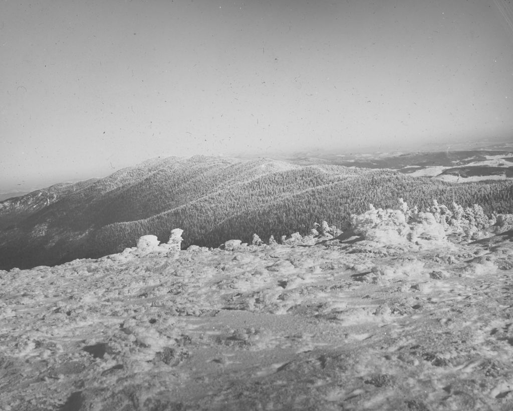 Miniature of Mount Ellen from Mount Abraham