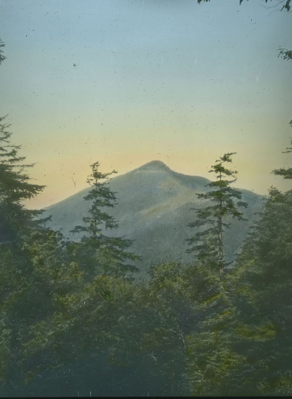 Miniature of Camel's Hump as it appears from the north slope of Mount Ethan Allen