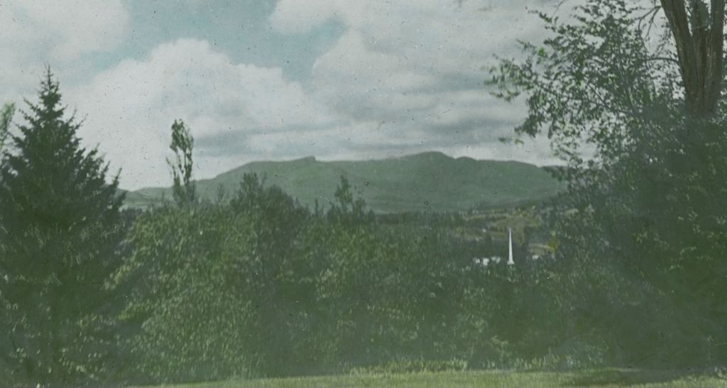 Miniature of Mount Mansfield from east of Stowe