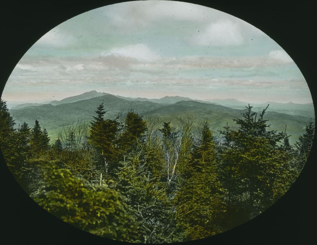 Miniature of North from Couching Lion's (Camel's Hump) north lookout