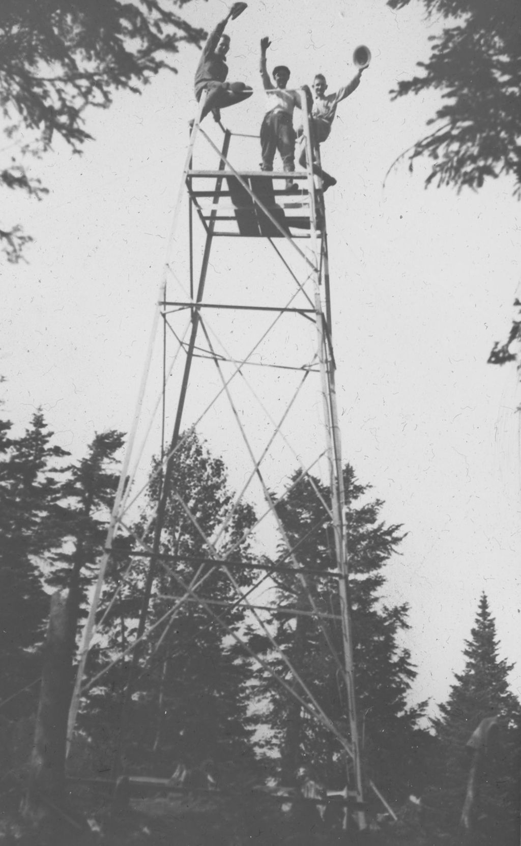 Miniature of 30 foot tower on Bolton Mountain