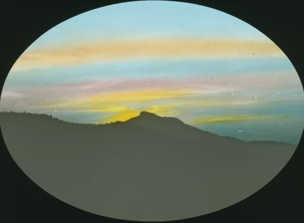 Miniature of Sunset over Couching Lion (Camel's Hump) from the East