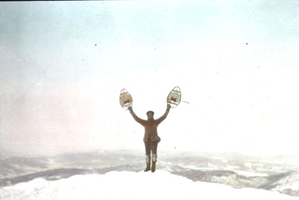 Miniature of Theron Dean on the chin of Mount Mansfield