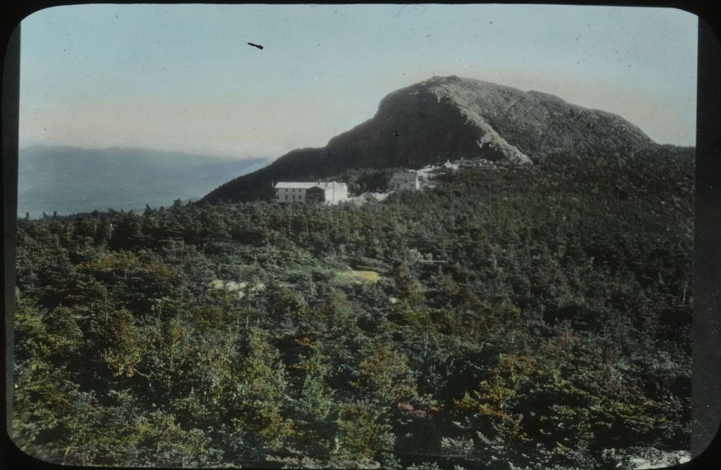 Miniature of Mount Mansfield nose and Summit House from the northwest