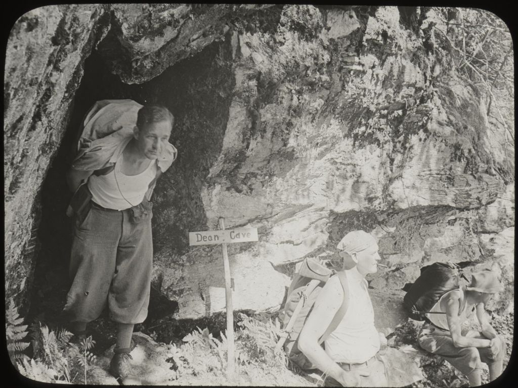 Miniature of Dean Cave on the North side of General Stark Mountain