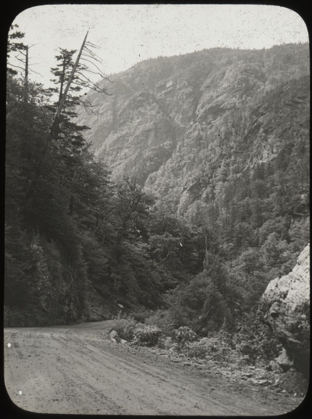 Miniature of Smugglers' Notch from Jeffersonville - elevation 2161 feet