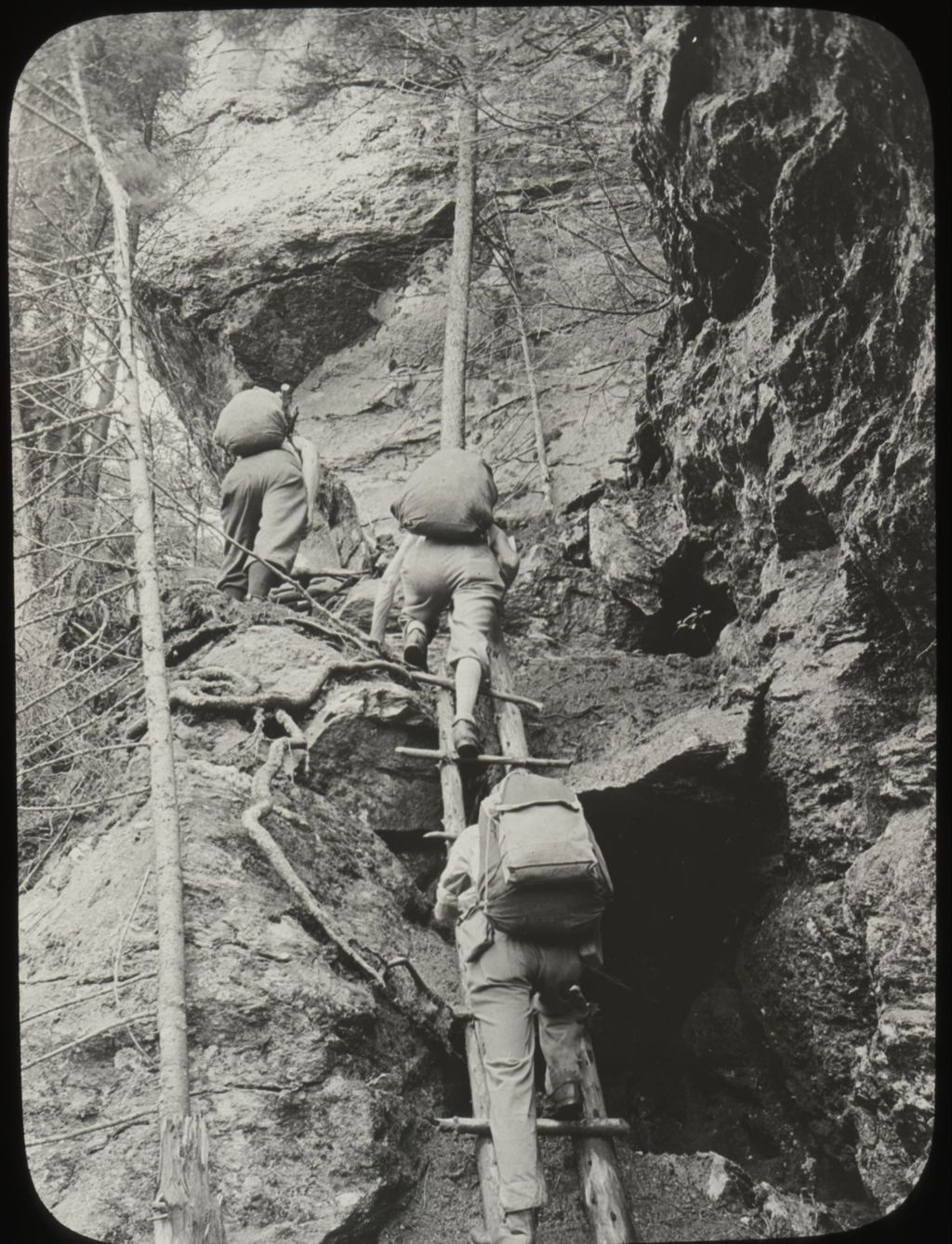 Miniature of Going up the Needle's Eye on Mount Mansfield