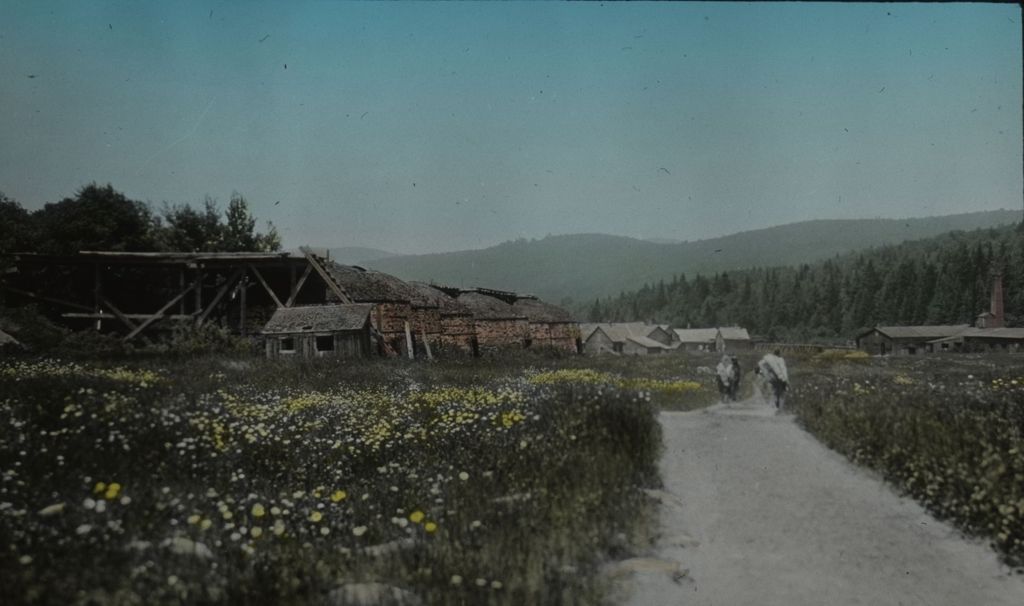 Miniature of The deserted village of Griffith - near charcoal kilns