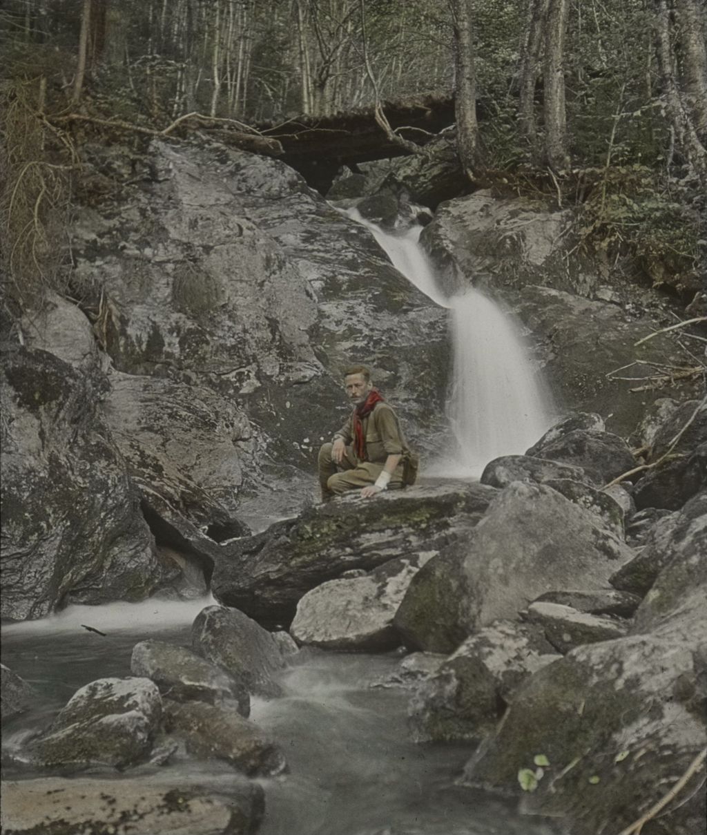 Miniature of Congdon at the falls between Forest City and Montclair Glen