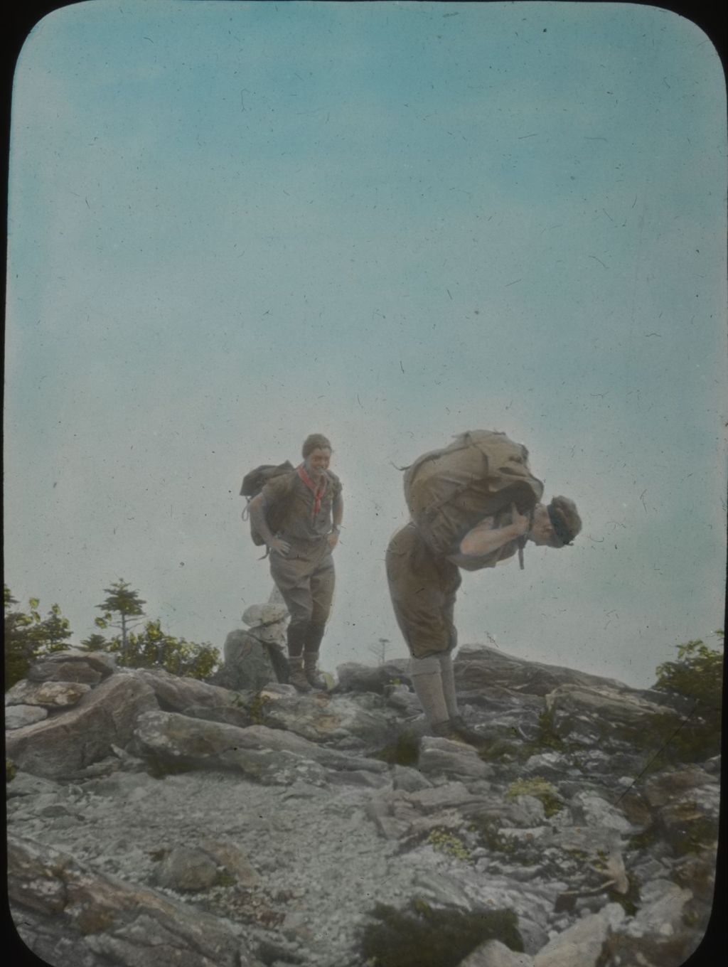 Miniature of Helen Jones and Connie Gilbert on Burnt Rock Mountain