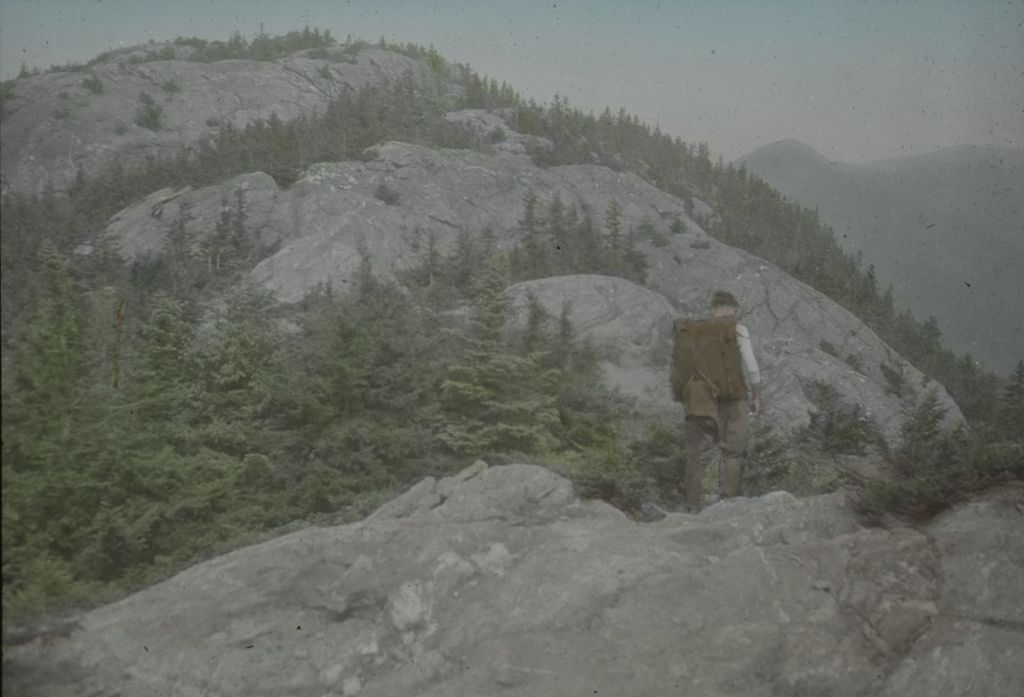 Miniature of Burnt Rock Mountain from the first knoll and Mount Ira Allen in the distance