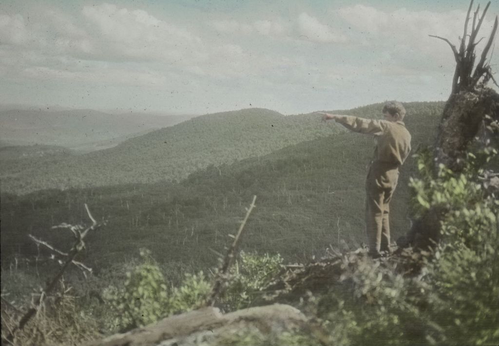 Miniature of Looking South from the second knoll of the New Trail on Couching Lion (Camel's Hump)