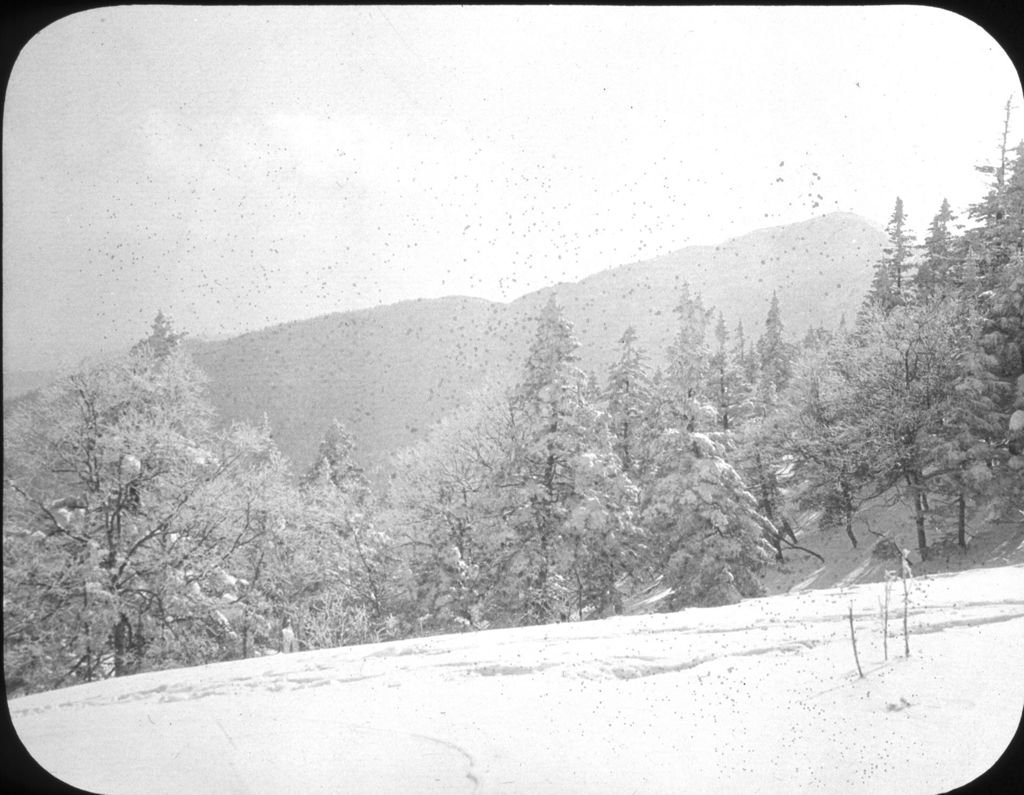 Miniature of Mount Mansfield nose from the meadow west of the Taft Lodge