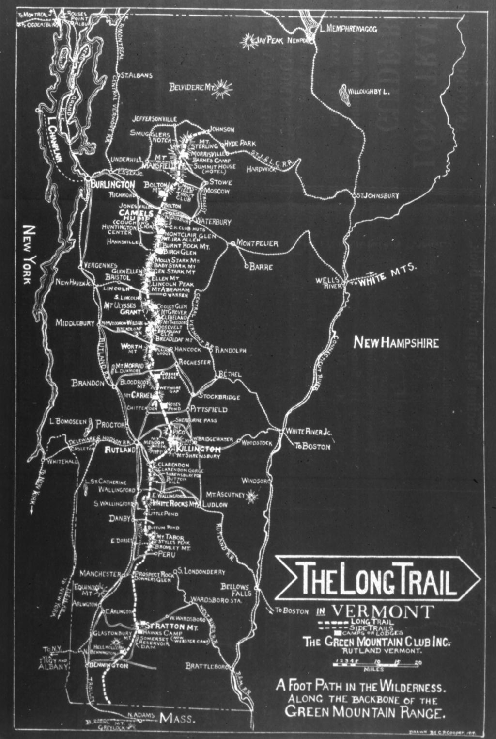 Miniature of Map of the Long Trail