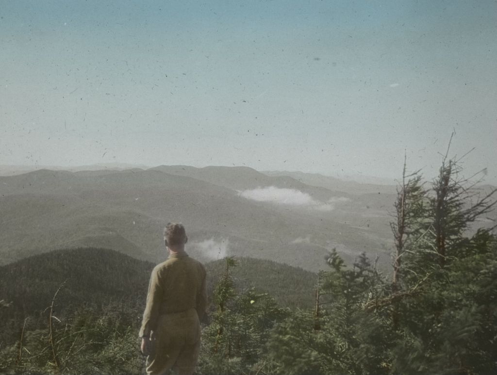 Miniature of Congdon looking South from Mount Abraham at 7 a.m.