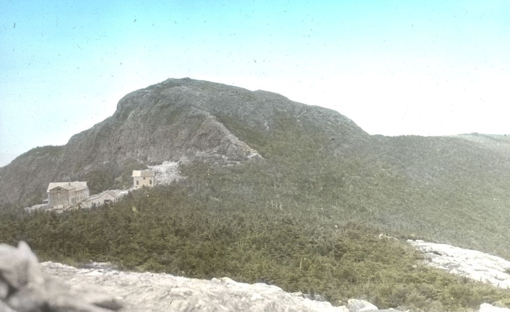 Miniature of Mount Mansfield nose and Summit House from Frenchman's Cairn