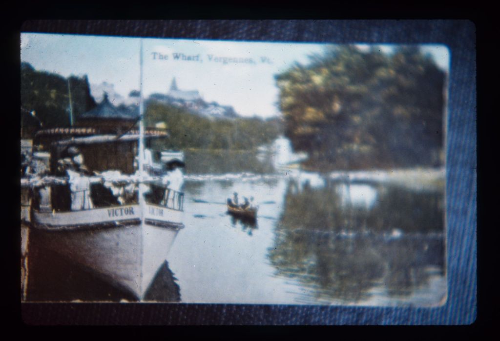 Miniature of Victor, small steamer at Vergennes