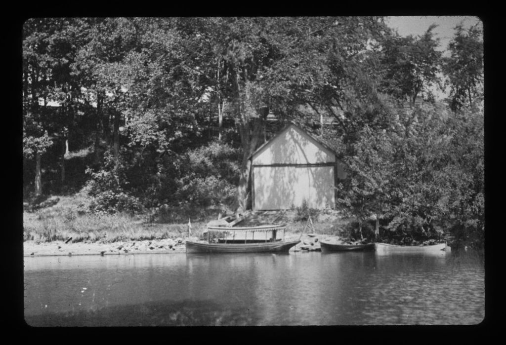 Miniature of Boat on water