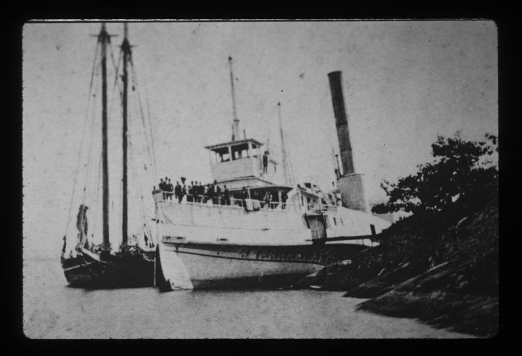 Miniature of Boat on Lake Champlain