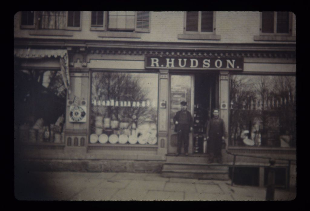 Miniature of R. Hudson store, R. Hudson was uncle to J.W. Ryan and David Ryan