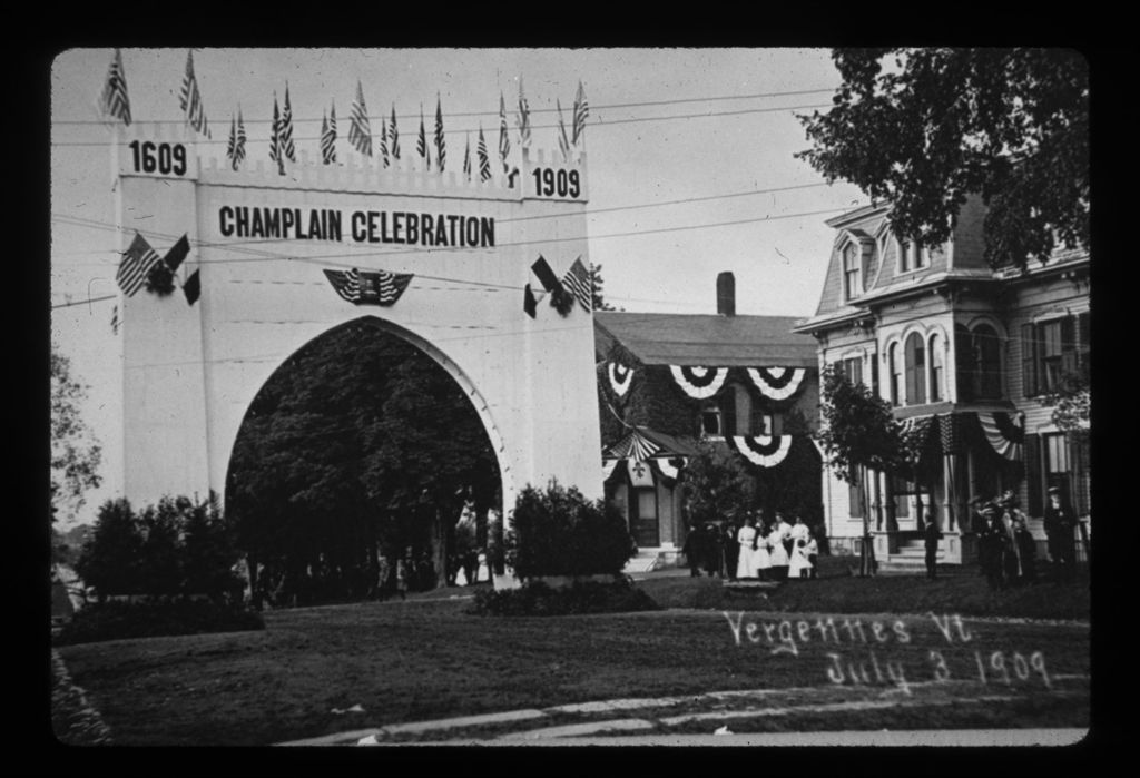 Miniature of Champlain Tercentenary - 1909