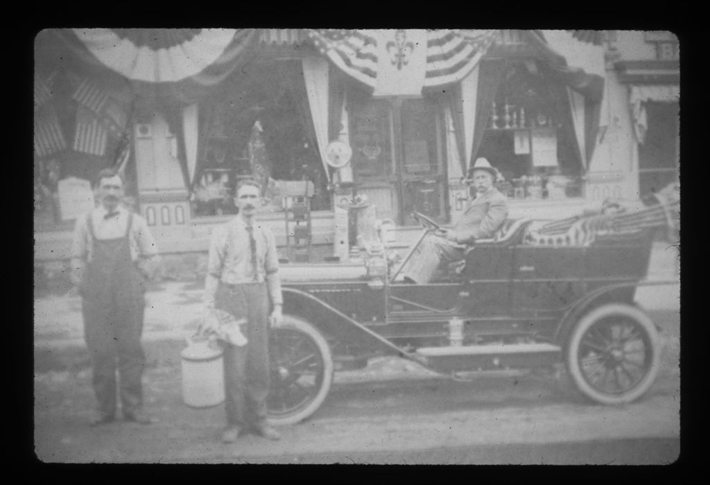 Miniature of J.W. Ryan - D. Ryan in car 1912