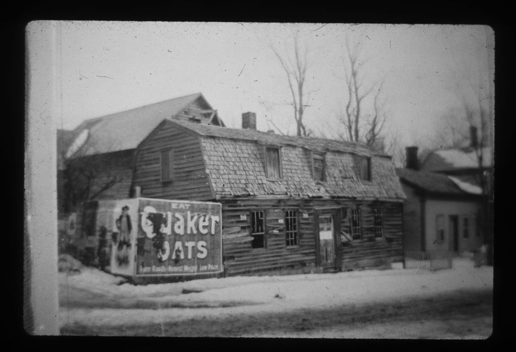 Miniature of Rugg House oldest building in Vergennes torn down 1895