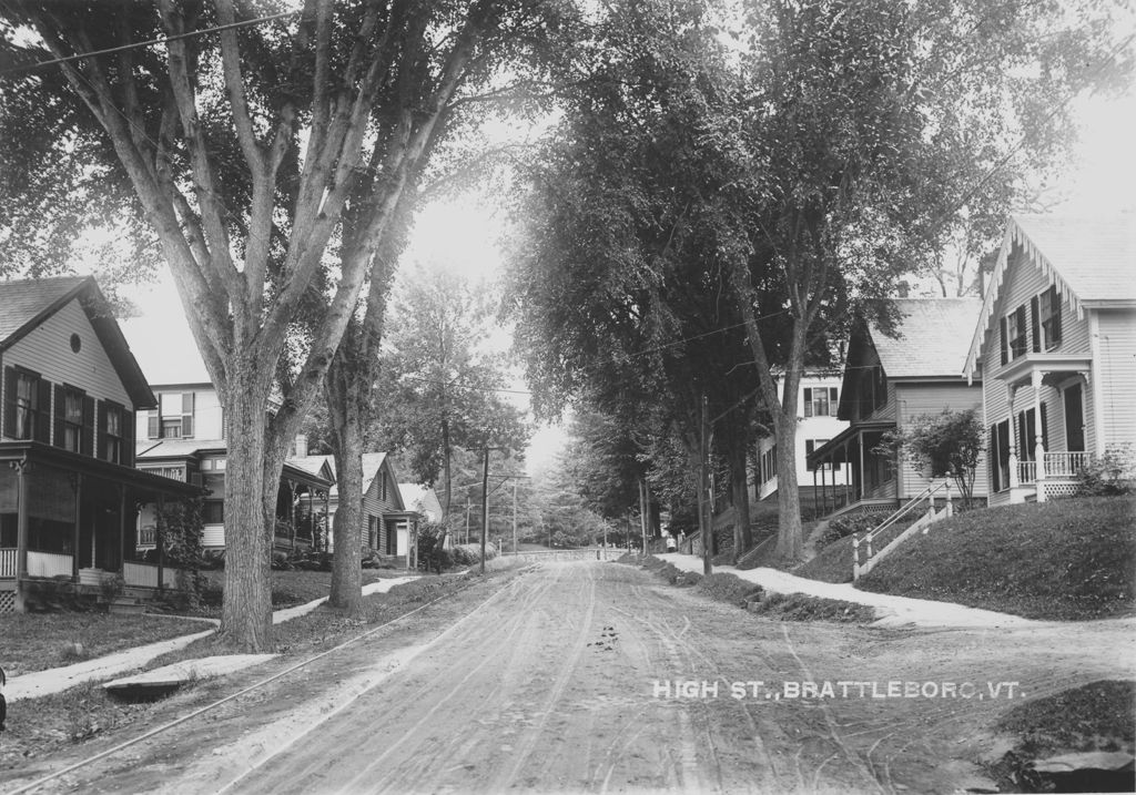 Miniature of High St., Brattleboro, Vt.