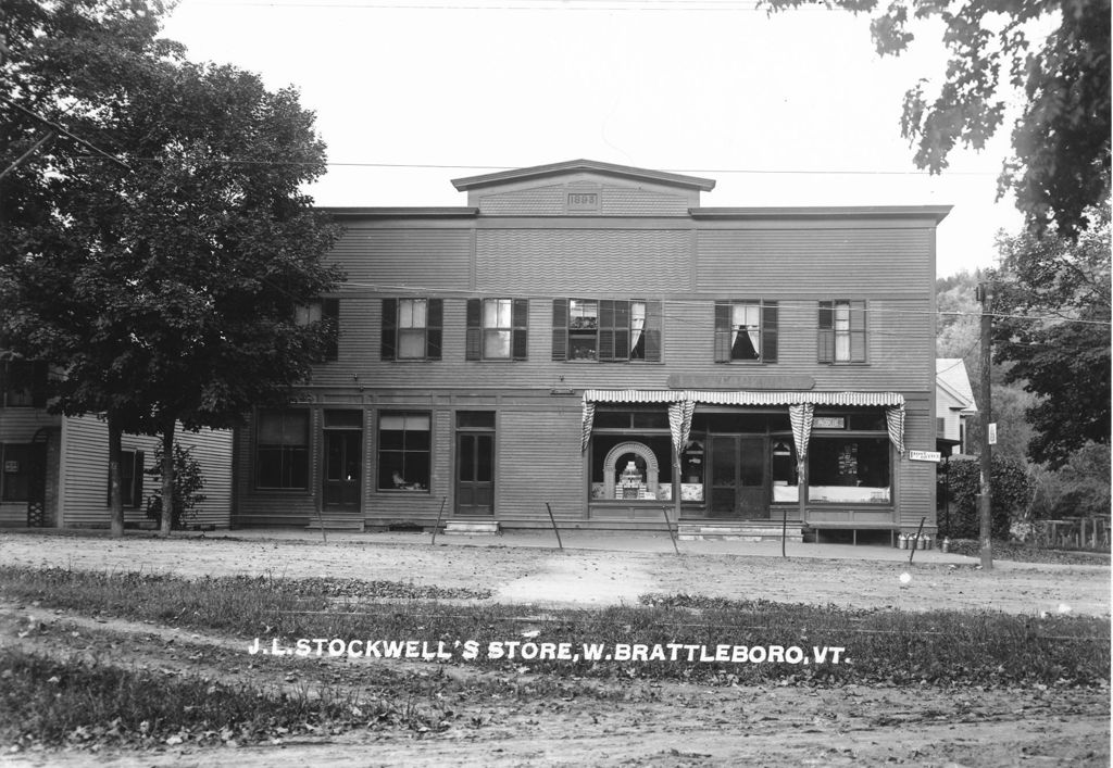 Miniature of J.L. Stockwell's Store, W. Brattleboro, Vt.