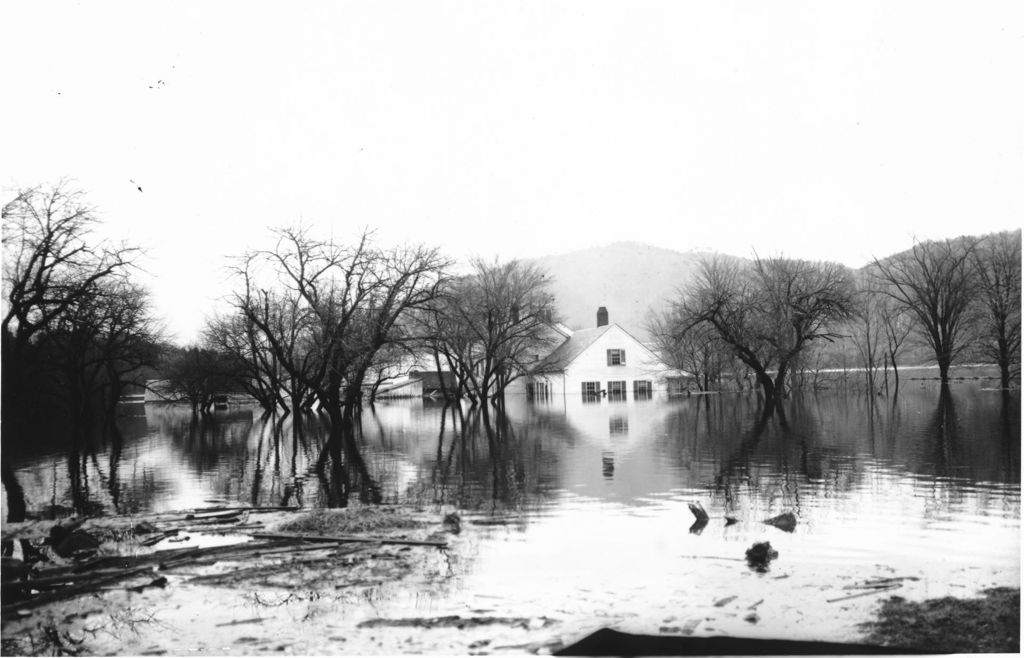 Miniature of Flooding of Hunt Farm, near Connecticut River