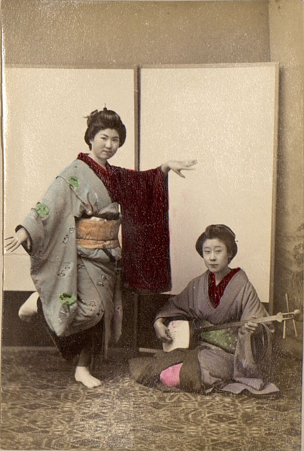 Miniature of Two female performers