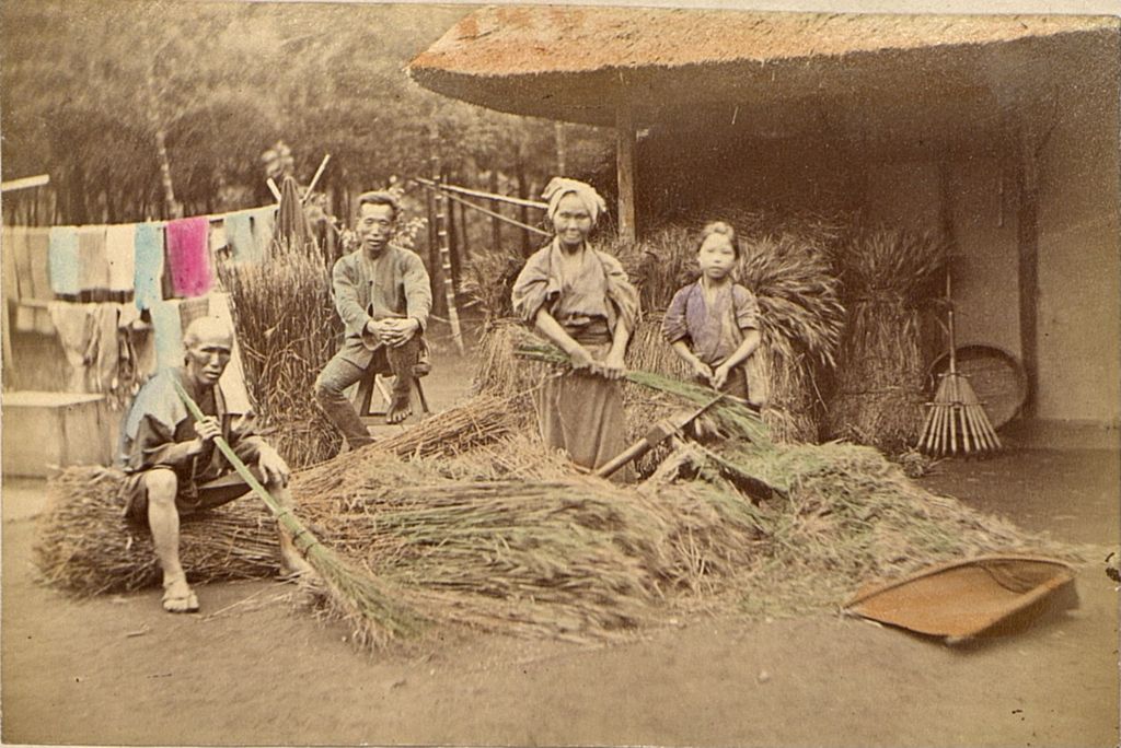 Miniature of Farmers collecting their harvest