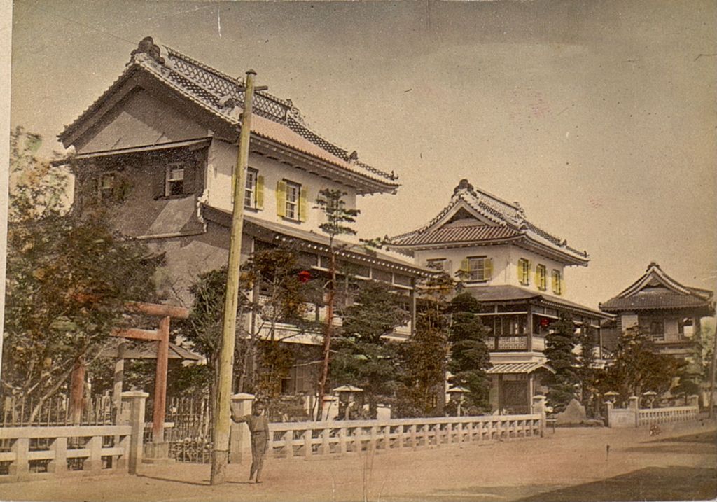 Miniature of Large houses in a Japanese city