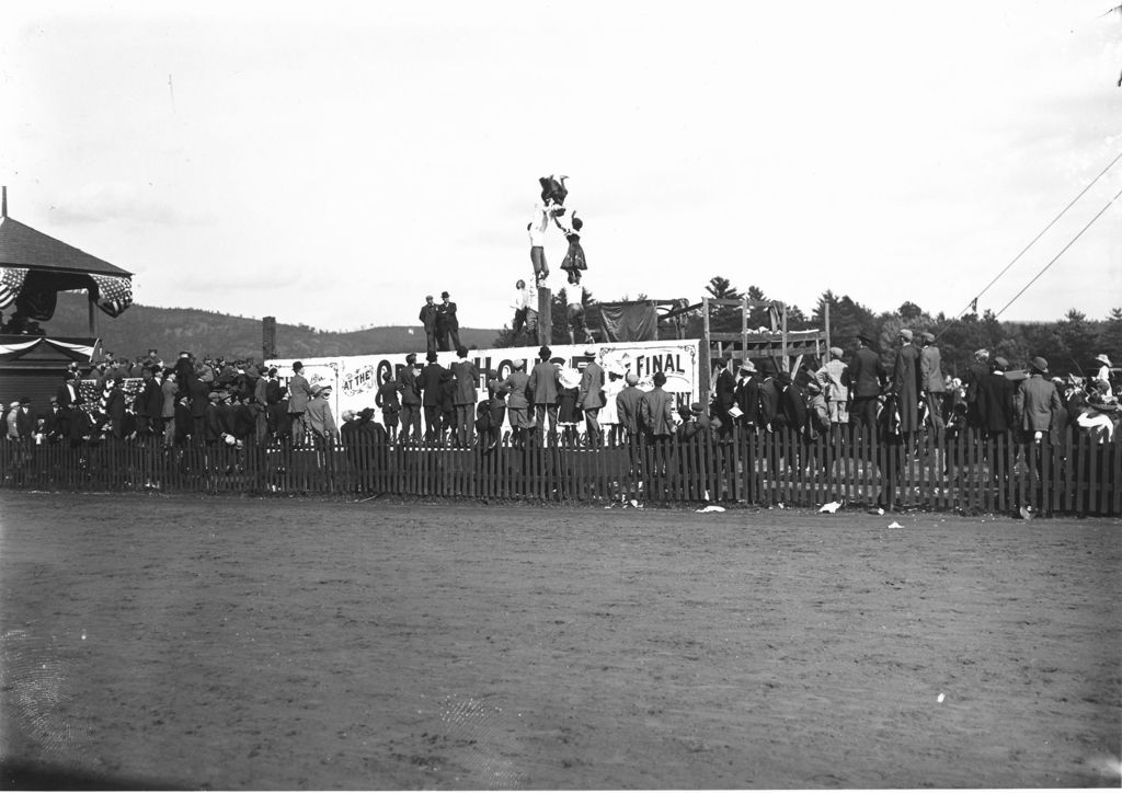 Miniature of Valley Fair Tumblers with onlookers, Brattleboro, Vt.