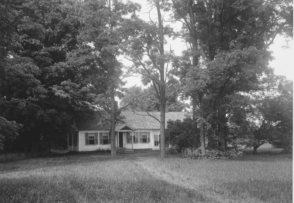 Miniature of Farmhouse with large locust trees on Route 5 in East Dummerston