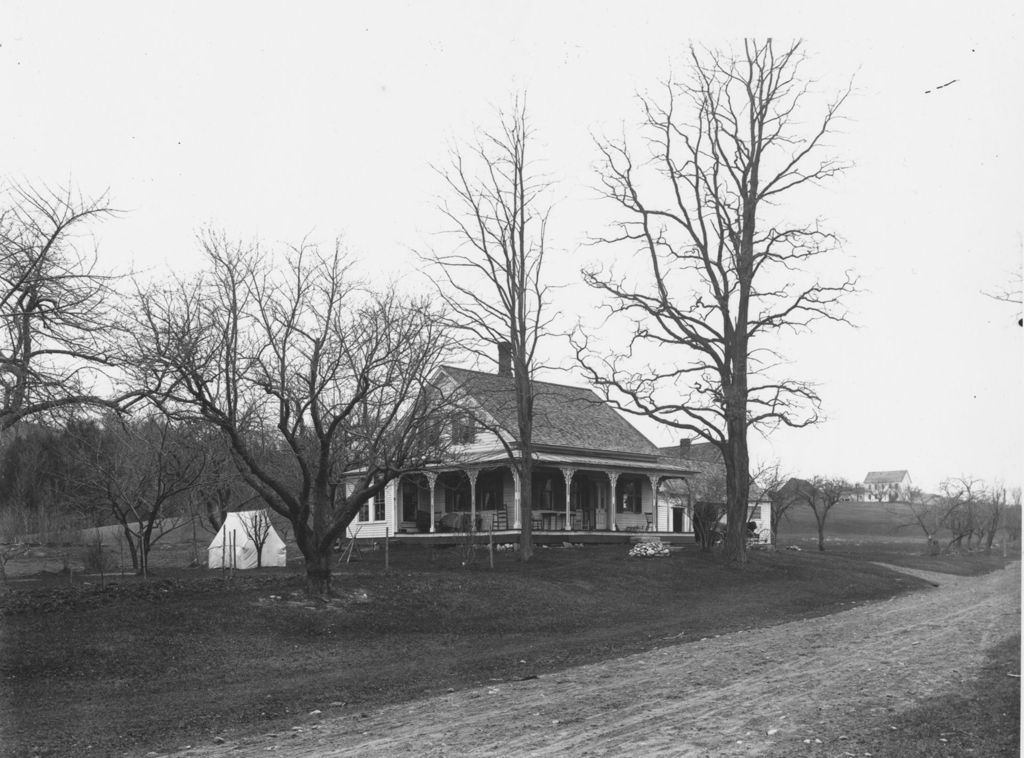 Miniature of Large House with Wrap-Around Porch in East Dummerston, Vt.