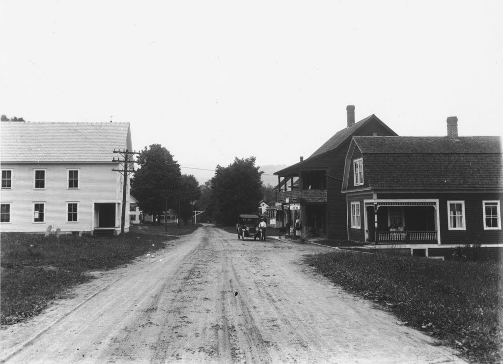 Miniature of Main Street looking North with Wilkin's Inn on Right