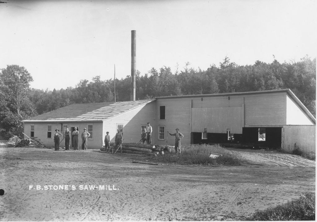 Miniature of F.B. Stone's Saw-Mill