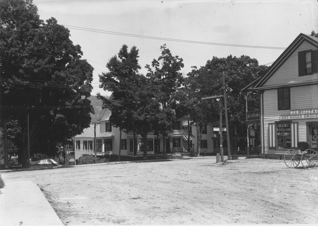 Miniature of J.A. Muzzy & Co. Store on Main Street in Jamaica, Vt.