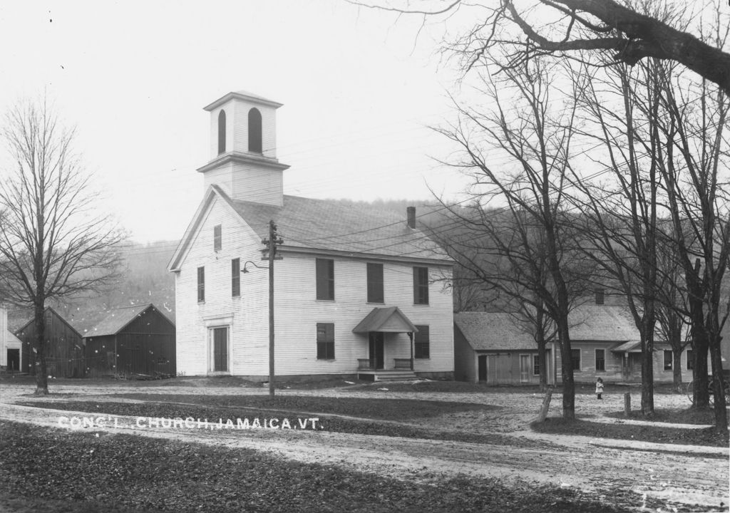 Miniature of Cong'l Church, Jamaica, Vt.