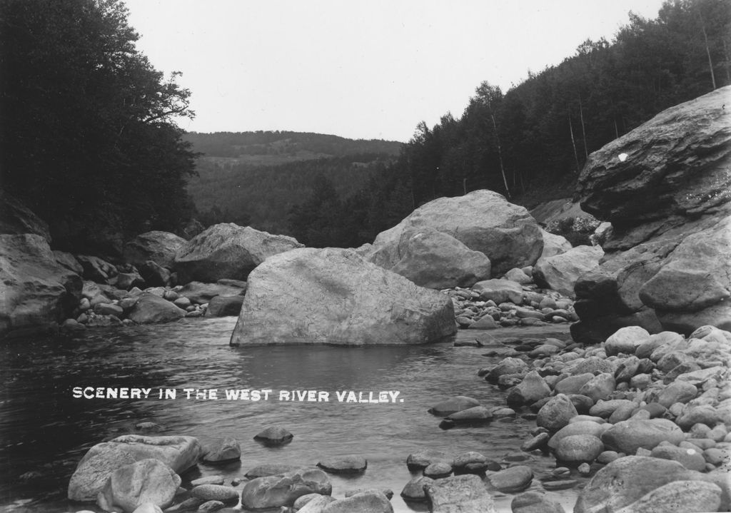 Miniature of Scenery in the West River Valley.