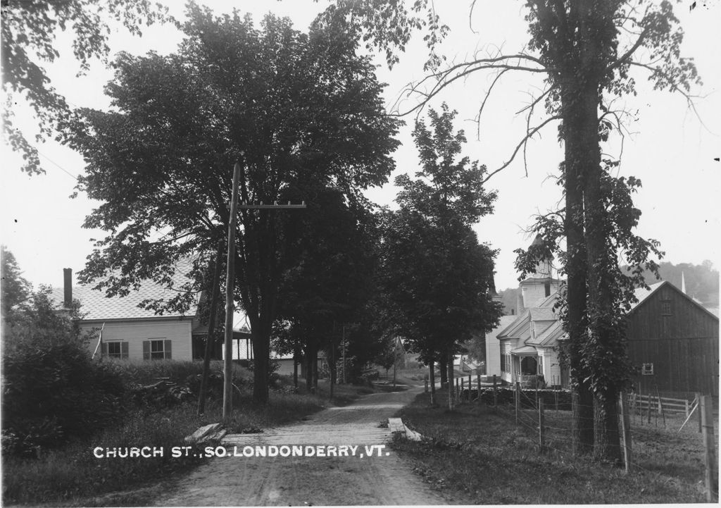 Miniature of Church St., So. Londonderry, Vt.