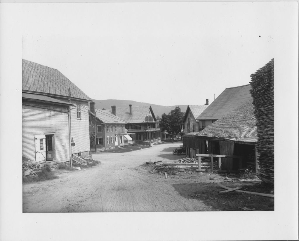 Miniature of Main Street with Riverside Inn in View, South Londonderry, Vt.